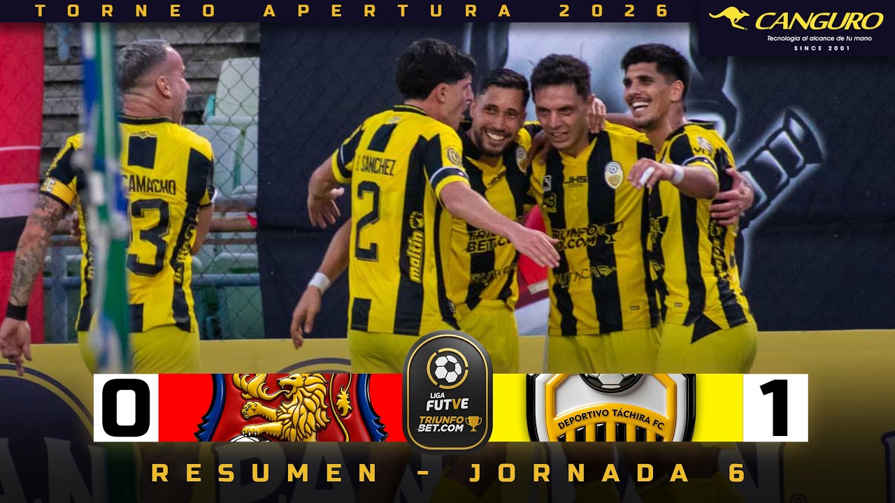 Caracas F.C. vs Deportivo Táchira Highlights