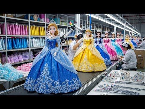 Inside China’s Fairy Angel Doll Factory: From Plastic Pellets to Fairy Angel Doll (Full Process)