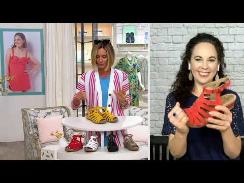 Earth Origins Suede Wedge Sandals - Pippa on QVC