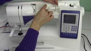 Husqvarna Viking Sapphire 930 04 Gewindeschneiden und Maschineneinrichtung