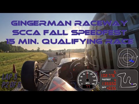 Gingerman SCCA Fall SpeedFest - 230924 - 15 Minute Single Seater Qualifying Race [9] (No Commentary)