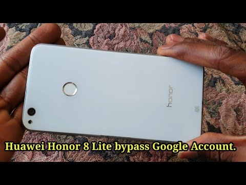 Huawei Honor 8 Lite Bypass Google Account (PRA-ALOO, PRA-TL10).