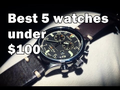 Best 5 Watches Under $100 on Amazon- Nixon, Timex, Casio, Hugo Boss, Stuhrling
