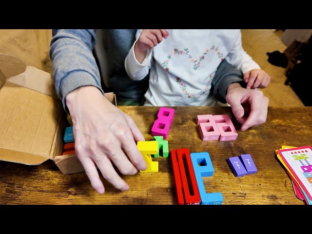 Vídeo relacionado con Goujfol Numeros de Madera, Number Blocks Juegos Montessori, Bloques Numéricos Juguetes para Apilar y Equilibrar, Juego de Madera para Aprender Matemáticas