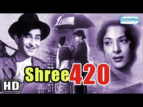 Shree 420 – Superhit Comedy Film – Raj Kapoor – Nargis Dutt – Lalita Pawar