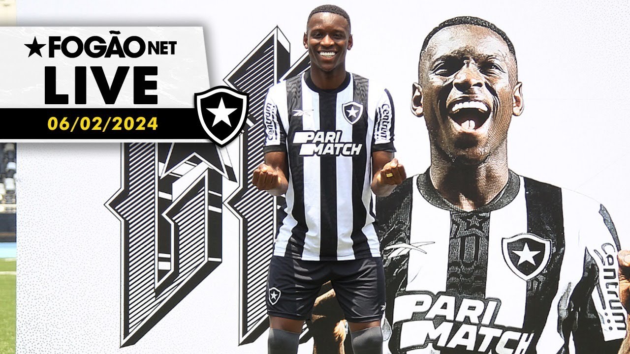 LIVE | Luiz Henrique apresentado e quer enfrentar o Flamengo; vêm mais reforços no Botafogo