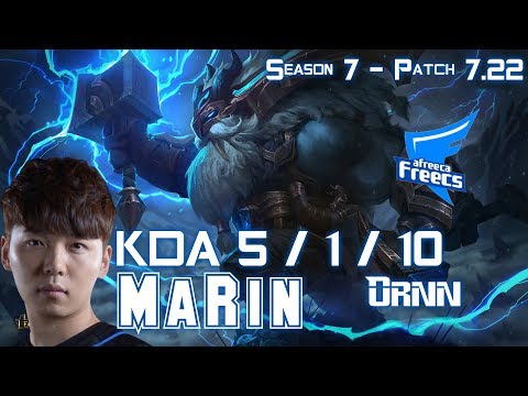 AFs MaRin ORNN vs JAYCE Top - Patch 7.22 KR Ranked