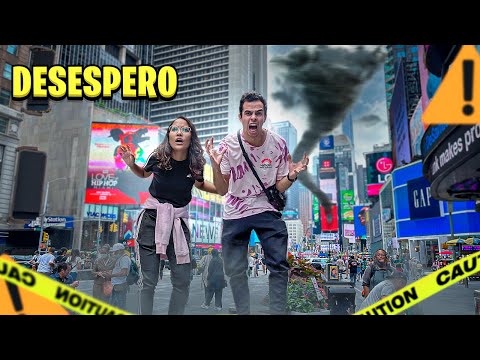 UM FURACÃO ESTÁ CHEGANDO NA CIDADE ONDE ESTAMOS! - DEU MUITO RUIM!