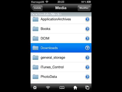 comment trouver ifile iphone