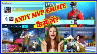 Bgmi Me Andy Mvp Emote Kaise Le | How to Get Andy Mvp Emote In Bgmi