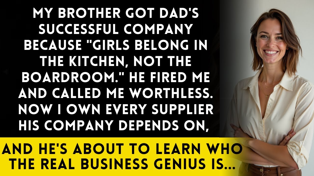 Brother Got Dad's Company Because 'Girls Can't Run Business.' Now I Own His Supply Chain...