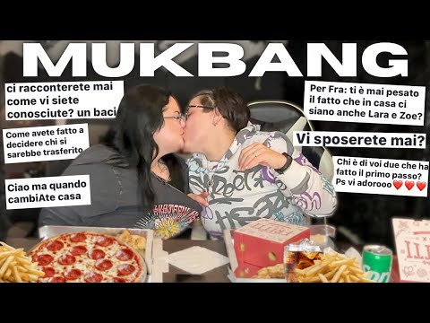 MUKBANG PIZZA DOMANDE SCOMODE DI COPPIA CON MIA MOGLIE ! / chiara paradisi