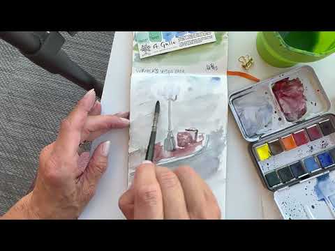 World Watercolor Month | Urban Sketching | Library