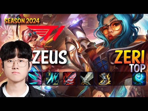 T1 Zeus ZERI vs VOLIBEAR Top - Patch 14.4 KR Ranked GRANDMASTER | lolrec