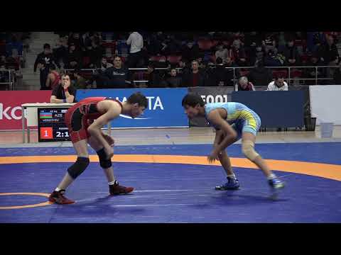 1/8 final FS - 45 kg: Musa Verdiyev (AZE) - Alibi Raximbayev (KAZ)