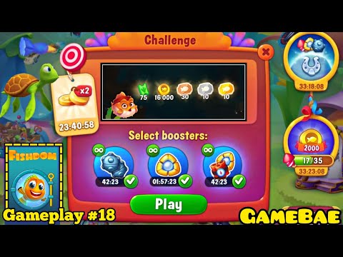 Ace Level Challenges, Achieve Bonus! Fishdom Exclusive! Tips, Legit Hacks & Tricks! | Gameplay #18