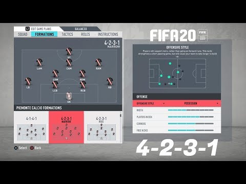 FIFA 20 BEST FORMATION (4-2-3-1) TUTORIAL - Best Custom Tactics & Instructions & More!!