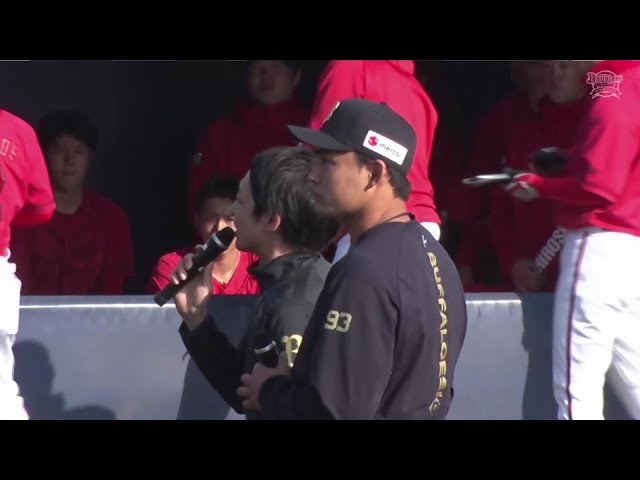 【ファーム】バファローズ・佐藤一磨投手 ヒーローインタビュー 3月22日 オリックス・バファローズ 対 広島東洋カープ