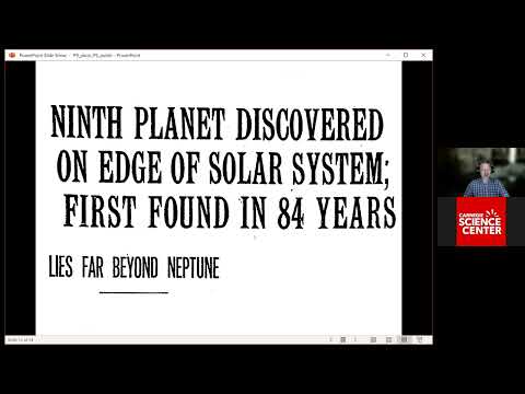 Virtual Café Sci: The Search for Planet Nine
