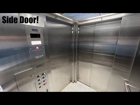 Epic Motor & Side Door! Dover/Long Hydraulic Elevator @ Rebstock Hall - WU - St. Louis, MO