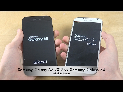 Samsung Galaxy A5 2017 vs. Samsung Galaxy S4 - Which Is Faster?!