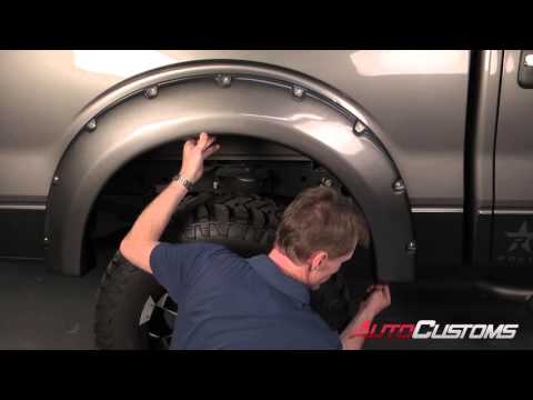 How to install True Edge Fender Flare at AutoCustoms.com