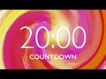 20 Minute Classroom Timer with Relaxing Music and Alarm 🎵⏰