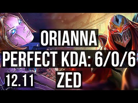 ORI vs ZED (MID) | 6/0/6, 400+ games, Dominating | EUW Master | 12.11