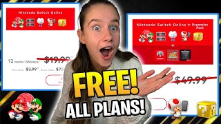 FREE Nintendo Switch Online Membership 🍄 (FREE TUTORIAL 2023)