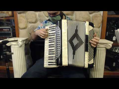 4639 - Black and White Concerto Piano Accordion LM 41 120 $799