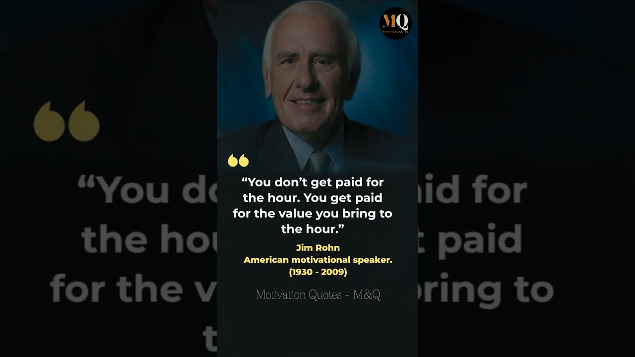 Jim Rohn Quotes to inspire you achieve success #shorts #motivation #jimrohn