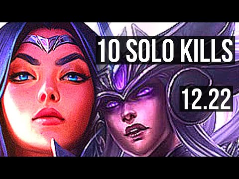 IRELIA vs SYNDRA (MID) | 10 solo kills, Legendary, 18/3/2, 400+ games | EUW Grandmaster | 12.22