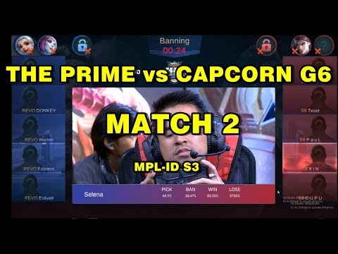 THE PRIME vs CAPCORN G6 | MATCH 2 | DAY 4 QUALIFIER FINAL MPL ID SEASON 3