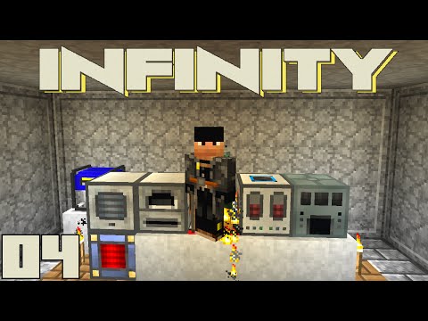 Minecraft Mods FTB Infinity - POWER, TECH, FLIGHT, MYSTCRAFT !!! [E04] (HermitCraft Modded Server)