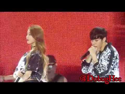 150804 Summer K-pop Festival: Jiyeon Zhoumi Hongbin - 내귀에 켄디