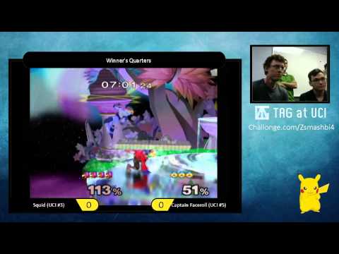 ZSB4 Winner's Quarters - Squid (Falco) vs Captain Faceroll (Sheik) - SSBM