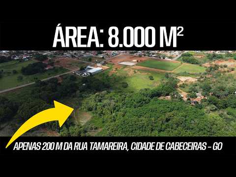 Chácara Escriturada à 200m da Rua Tamareira – Cabeceiras/GO