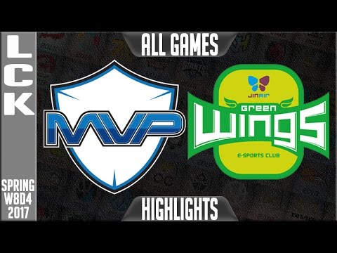 MVP vs Jin Air Greenwings Highlights All Games - LCK W8D4 Spring 2017 MVP vs JAG All Games