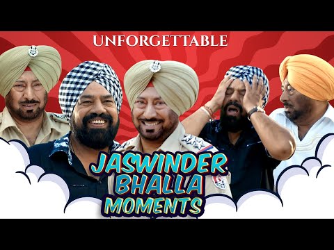 Unforgettable Jaswinder Bhalla Moments | Top Punjabi Comedy Clips 🎭