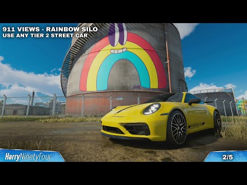 The Crew Motorfest - All 911 Legacy Photo Ops Locations (911 Views)