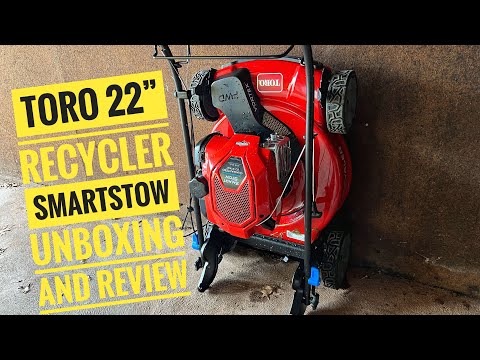 Toro 22" (56cm) SMARTSTOW® High Wheel Mower (21445) - Unboxing and Review!