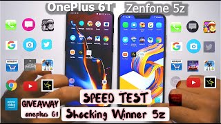 OnePlus 6t(Ram management issue) vs Asus Zenfone 5Z Speed Test | Giveaway ONEPLUS 6T