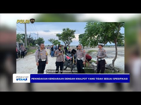 POLRES PAMEKASAN PENERTIBAN KNALPOT YANG TIDAK SESUAI STANDARD