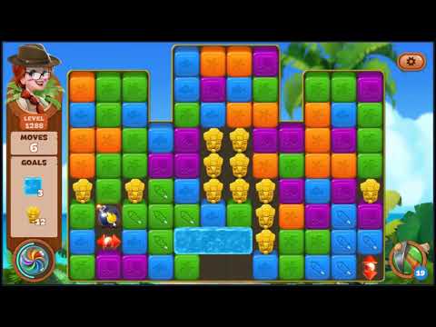 Lost Island Blast Adventure Level 1288 - NO BOOSTERS 🏝️ | SKILLGAMING ✔️