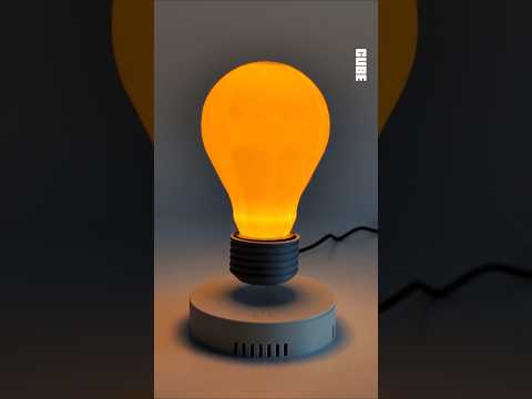 3D Printed Floating Light Bulb
