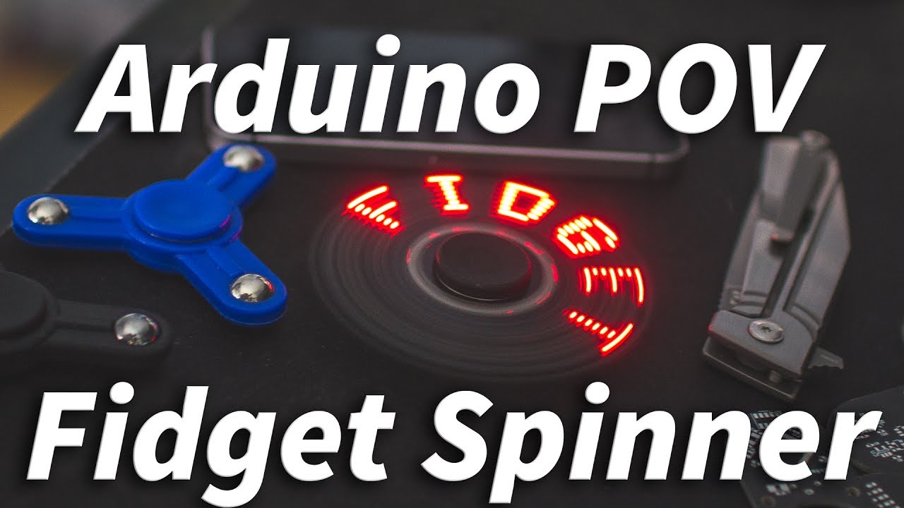 Arduino POV Fidget Spinner - Electrogeek