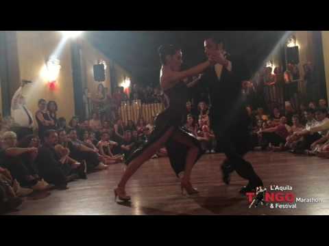  Neri Piliu  and  Yanina Quiñones  are  dancing  at  L'Aquila Tango Marathon & Festival  in  2016