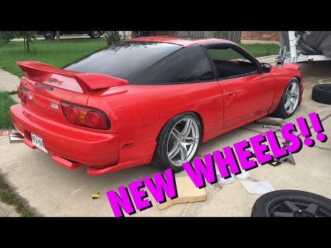 NEW WHEELS For The S13 180sx! Advan AVS Model 5 and how to install adapters!