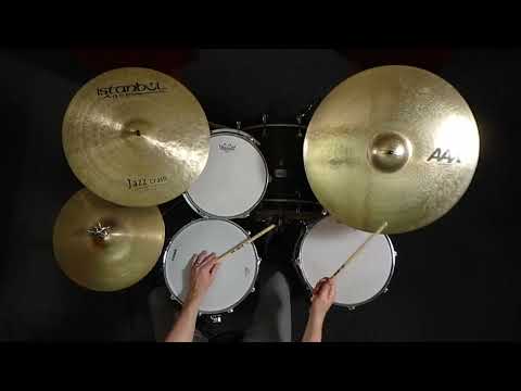 Used Sabian AAX Medium Ride Cymbal Brilliant 21" 2594 grams