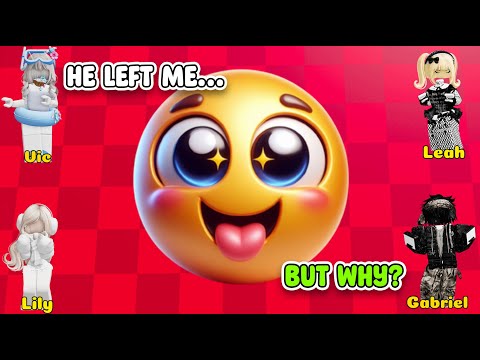 TEXT TO SPEECH Emoji Groupchat Conversations “He Left Me… But Why?” Roblox Story